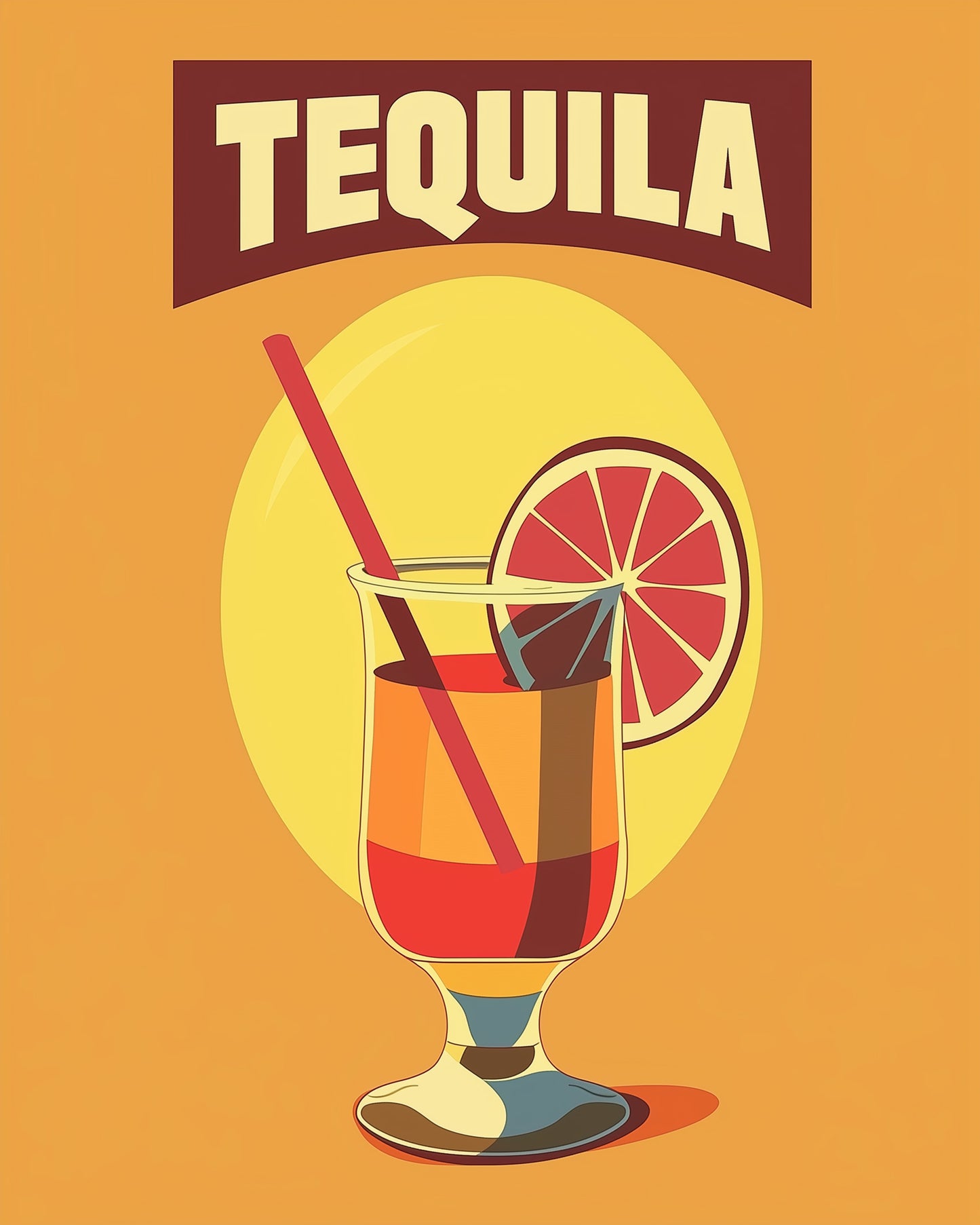 miicreative gibt dir mit Tequila und Zitrusfreude - Minimalistic ein erfrischendes Kunstwerk. Ideal für stressfreie, kreative Stunden mit Malen nach Zahlen.