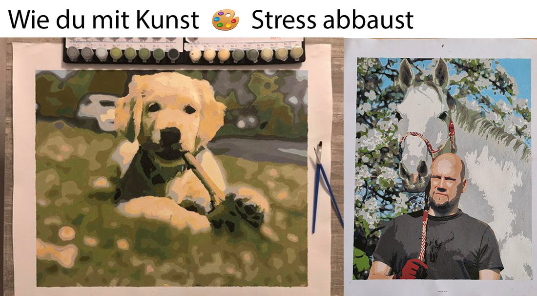 Wie jeder mit Malen und Kunst Stress abbauen kann